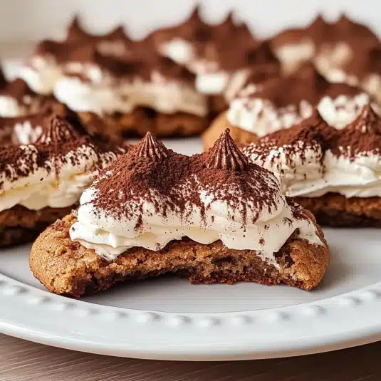 Tiramisu cookie paired