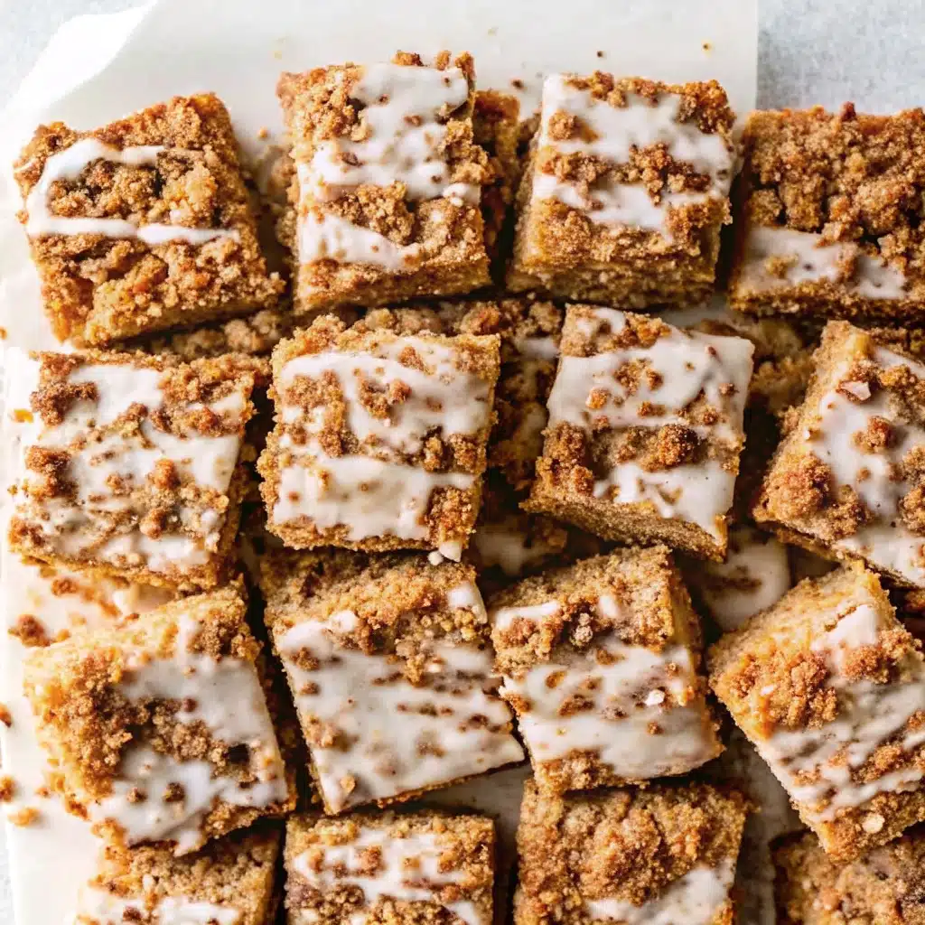 banana coffee cake with cinnamon streusel topping