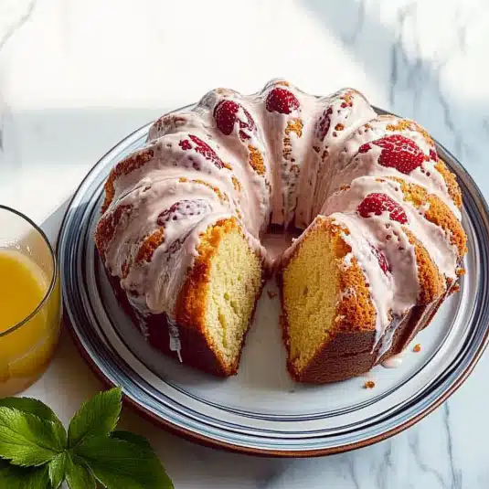 strawberry pound cake