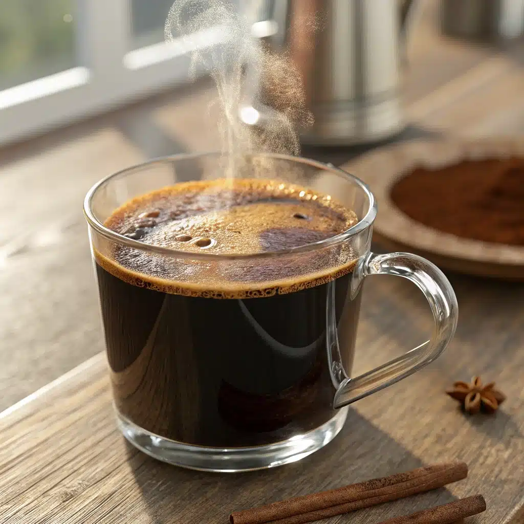 Coffee Loophole Recipe with cinnamon and MCT oil