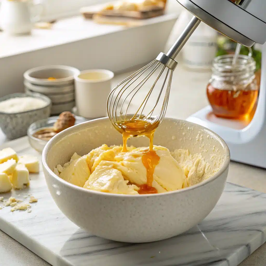 ingredien for  whipped honey butter 